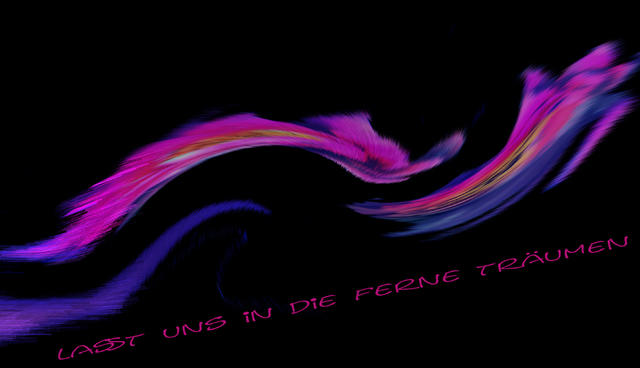 in die ferne